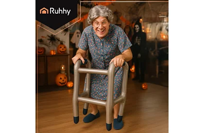 Felfújható járóka bottal + pumpa