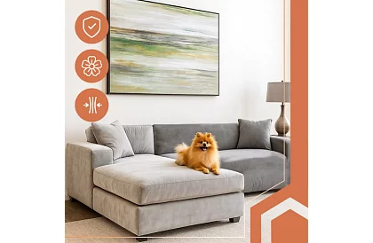 Feszíthető kanapéhuzat 145–185 cm – sötétszürke bársony