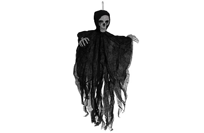 Zászlószellem 70 cm - függő dekoráció fekete