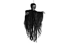 Zászlószellem 70 cm - függő dekoráció fekete