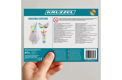 Gyermek háromrészes unikornis jelmez - 110–116 cm