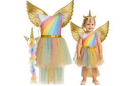 Gyermek háromrészes unikornis jelmez - 110–116 cm