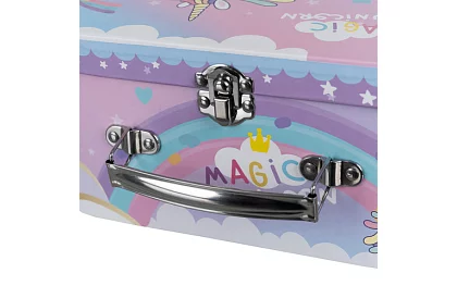 Gyermek teáskészlet unikornissal bőröndben