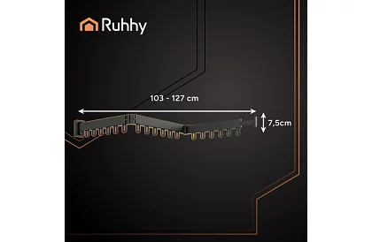 Fali függőleges ruhaszárító – 2 az 1-ben