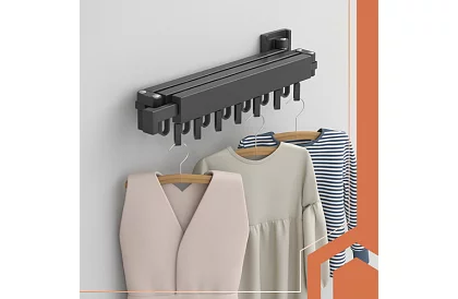 Fali függőleges ruhaszárító – 2 az 1-ben