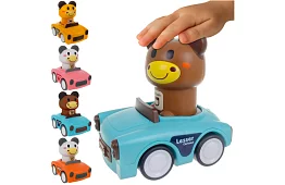 Szenzoros autók állatokkal 4 az 1-ben