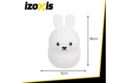 Gyerek LED éjjeli lámpa RGB – Nyúl LED