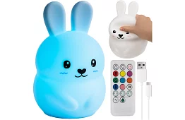 Gyerek LED éjjeli lámpa RGB – Nyúl LED