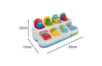 Oktató játék kiugró járművekkel