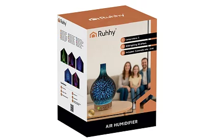 Ultrahangos aroma lámpa 200 ml + 3 illóolaj