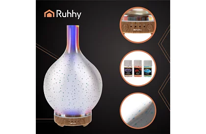 Ultrahangos aroma lámpa 200 ml + 3 illóolaj