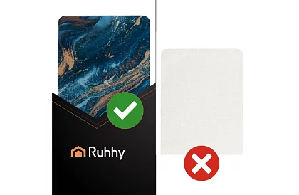 Fürdőszobai szőnyeg modern dizájnban – gyorsan száradó 60 × 40 cm