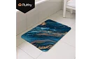 Fürdőszobai szőnyeg modern dizájnban – gyorsan száradó 60 × 40 cm
