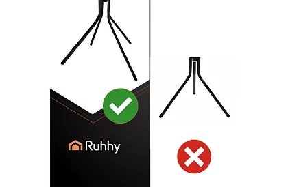 Állványos ruhafogas 170 cm – fekete