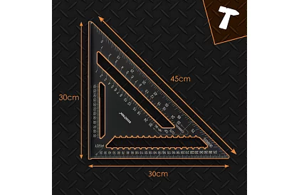 Alumínium ácsmérő 30x30 cm - ácsmérő