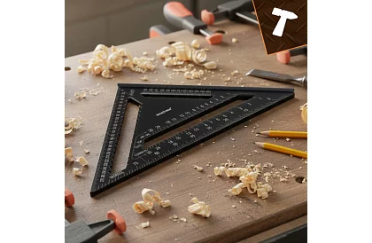 Alumínium ácsmérő 30x30 cm - ácsmérő