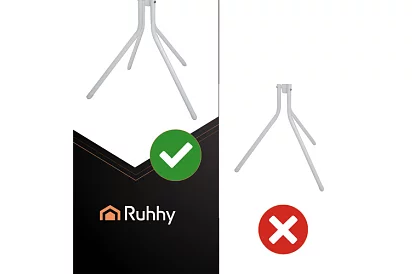 Állványos ruhafogas 170 cm – fehér