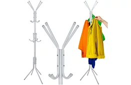 Állványos ruhafogas 170 cm – fehér