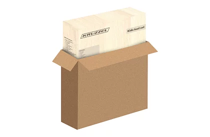 Fából készült láda szerszámokkal és állatokkal - csavarozható elemek