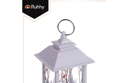 LED karácsonyi lámpás elemmel – fehér