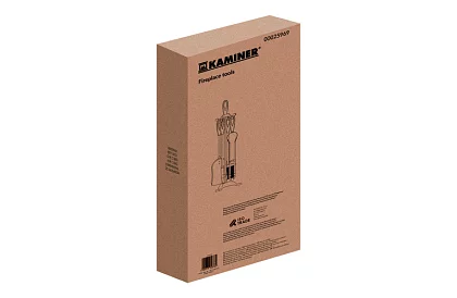 Eszközök a kandallóhoz – 5 az 1-ben retro stílusú készlet