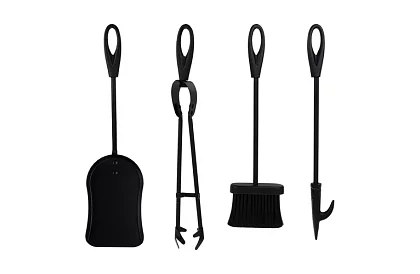 Eszközök a kandallóhoz – 5 az 1-ben retro stílusú készlet