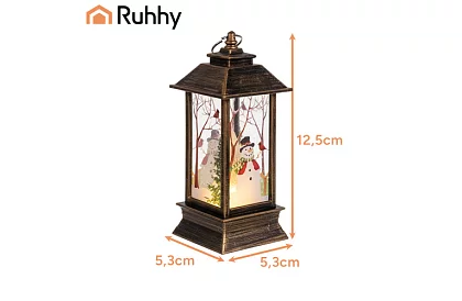 LED karácsonyi lámpás elemmel – arany