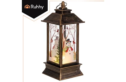 LED karácsonyi lámpás elemmel – arany