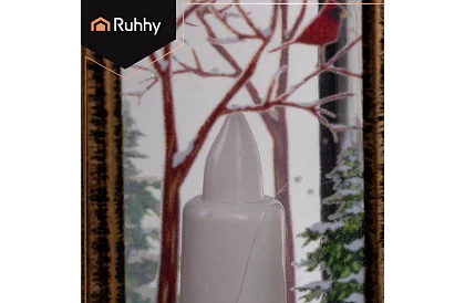 LED karácsonyi lámpás elemmel – arany