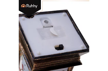 LED karácsonyi lámpás elemmel – arany