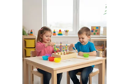 Fa wooden educational marble sorter