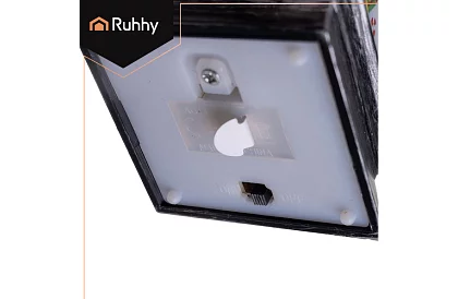 LED karácsonyi lámpás elemmel – fekete