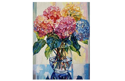 Gyémántfestés 5D – Virágok a vázában