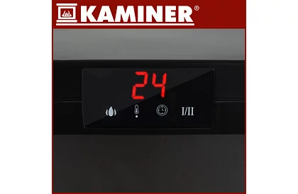 Elektromos kandalló tűz effektussal – 2000 W – fűtési funkcióval rendelkező ventilátor