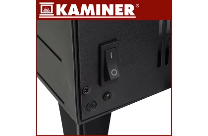 Elektromos kandalló tűz effektussal – 2000 W – fűtési funkcióval rendelkező ventilátor