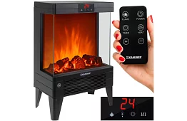 Elektromos kandalló tűz effektussal – 2000 W – fűtési funkcióval rendelkező ventilátor