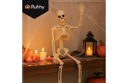 Dekorációs csontváz felfüggesztéshez – 40 cm