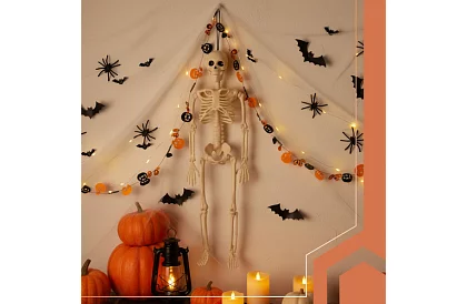 Dekorációs csontváz felfüggesztéshez – 40 cm