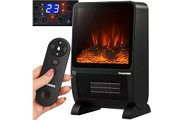 Elektrikus kandalló KAMINER 2000 W – lángoló tűz hatása