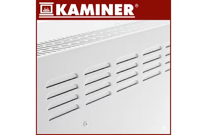 Elektrikus üveg radiátor Zelva 2500W, Wifi, fehér + távirányító