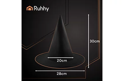 Boszorkány kalap – fekete