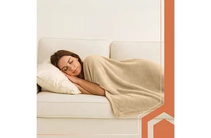 Fűtő takaró 160 × 90 cm – poncsó a hátra és vállakra