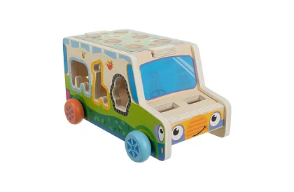 Fából autó – Montessori formák rendező