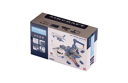 Összecsukható repülőgép – interaktív parkoló autókkal