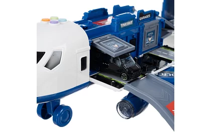 Összecsukható repülőgép – interaktív parkoló autókkal