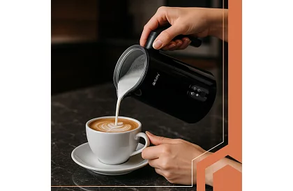 Elektrikus tejhabosító 400W - fekete