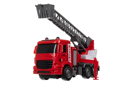 Tűzoltóautó készlet mozgatható részekkel – 6 darab