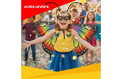 Gyermek jelmez – nagy pillangó kiegészítőkkel