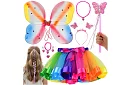 Gyermek jelmez – szivárványos pillangó kiegészítőkkel