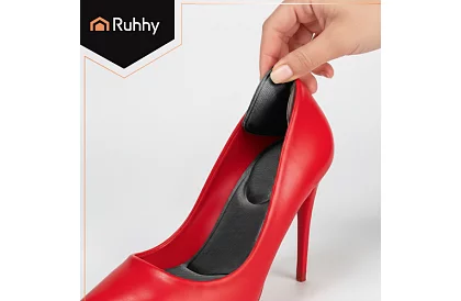 Puha talpbetétek sarokvédelemmel – fekete